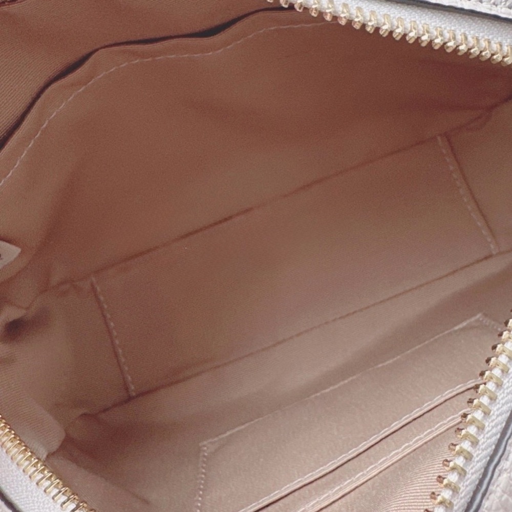Coach Mini Jamie Camera Bag in Chalk and Gold. - Picture 6 of 13